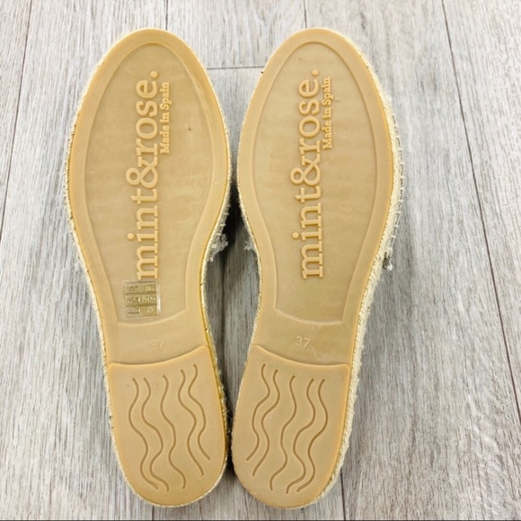 Mint & Rose Beach Canvas Slides NIB - Picture 4 of 4